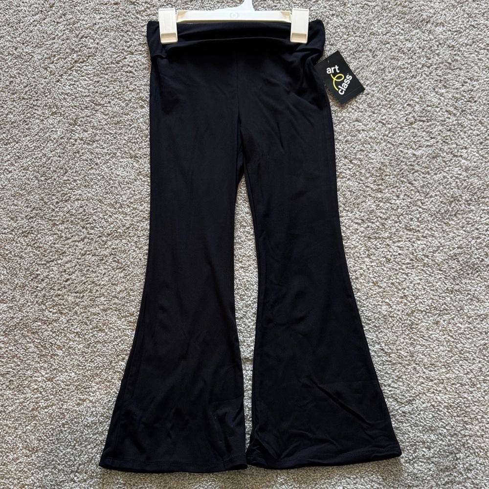 28. Art Class Girls Black Flare Leggings
